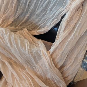 Beige/Tan Cheesecloth Table Runners